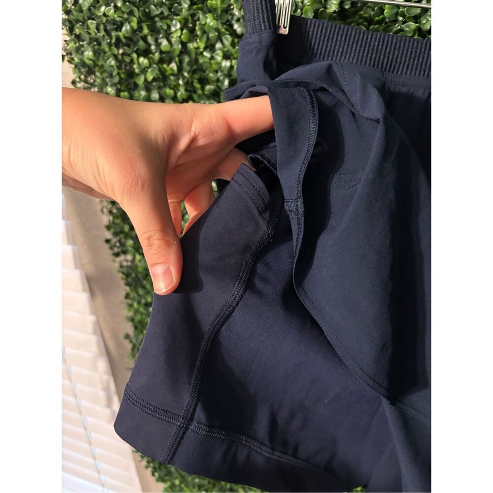 Lululemon Narrow Waistband Tennis Skirt Navy Blue Sz 10 - Picture 5 of 7